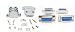 Pc Accessories - Connectors Pro 10 Sets Solder Type DB15 Female Plastic Hoods, D-Sub Connector + Hoods, 20-Pack (10 DB15 Female + 10 Hoods)
