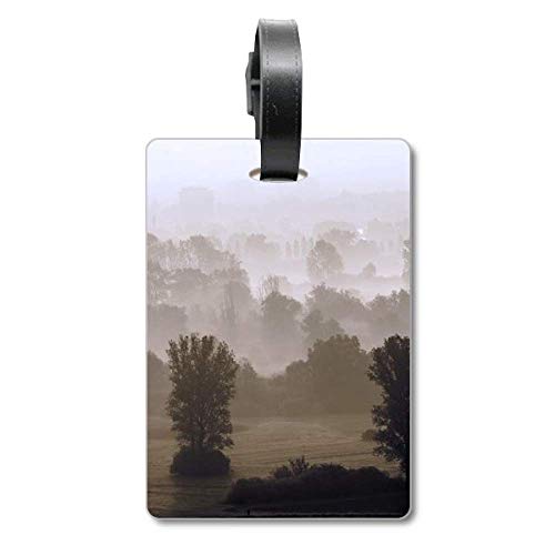 Étiquette de valise Forest Morning motif forêt accessoire bagage