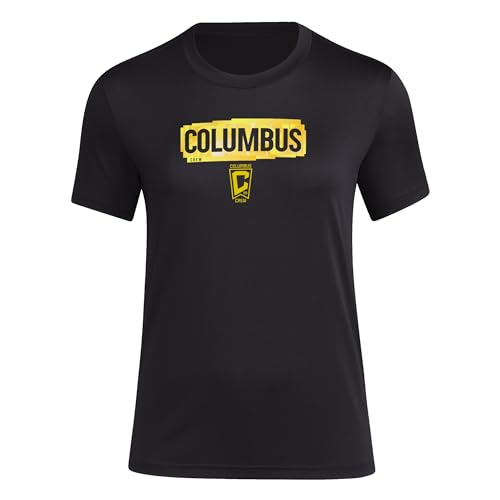 adidas - Camiseta de Manga Corta para Mujer, Color Negro y...