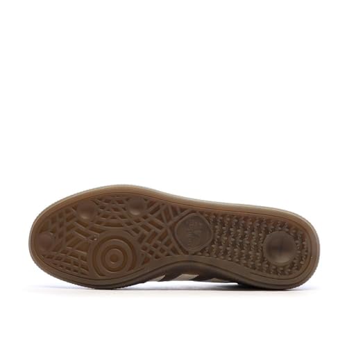 Image of adidas Handball Spezia Men's Gum Outsole Lace Up Retro Snea Trainers (Brown White, US 8.5)