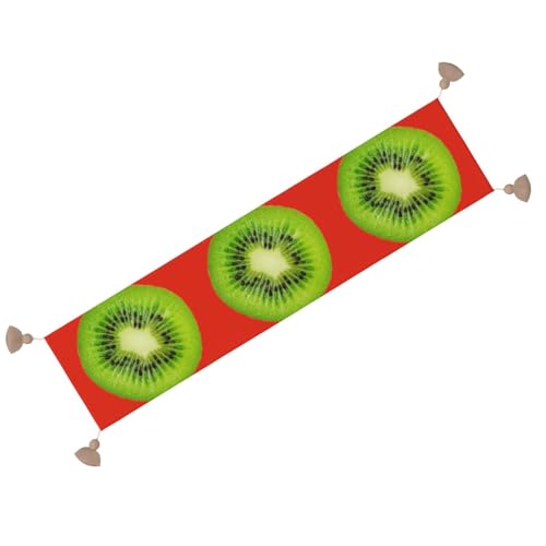 Nappe de cuisine kiwi chemin de table original cadeau idéal pour décoration de Noël et fêtes