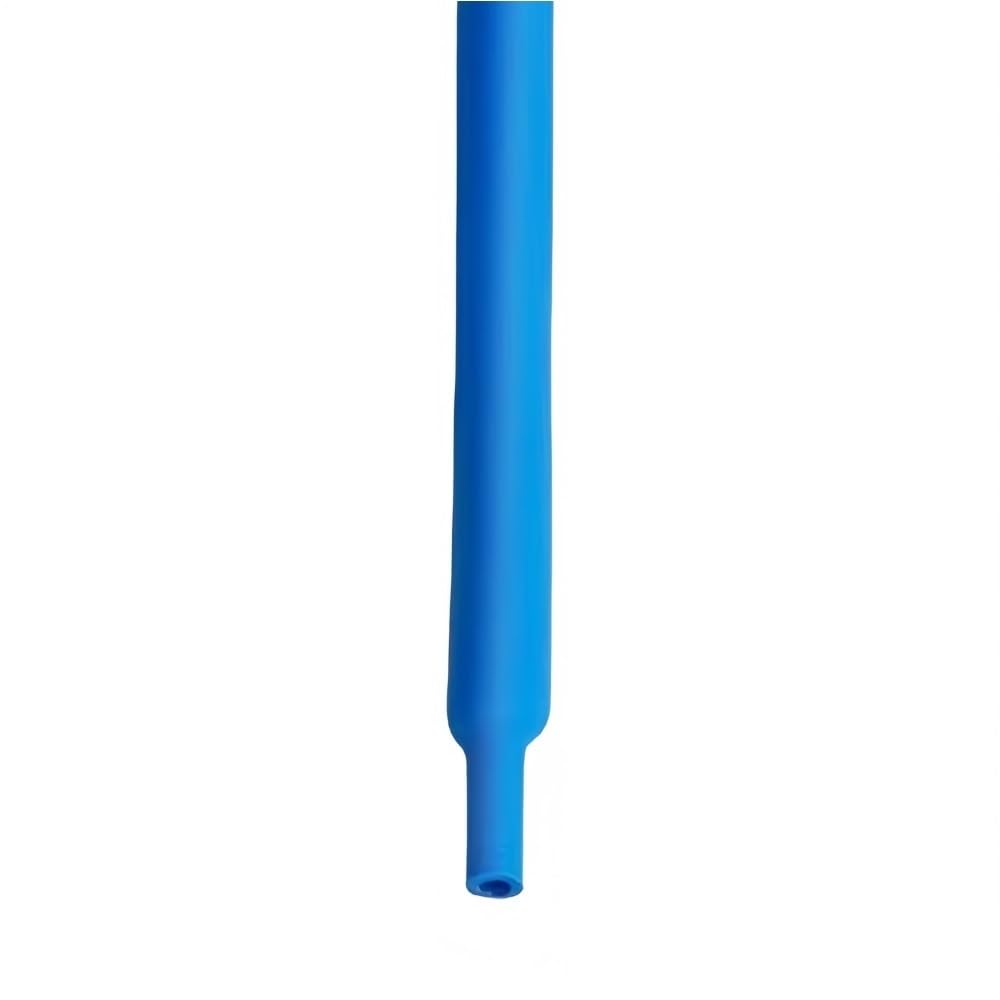 1 pz. Guaina termorestringente 3:1 nera/verde/blu/gialla/rossa, lunghezza 10-200 m, guaina for cavi, riparazione fai da te dei connettori(Blue,25.4mm,200m)