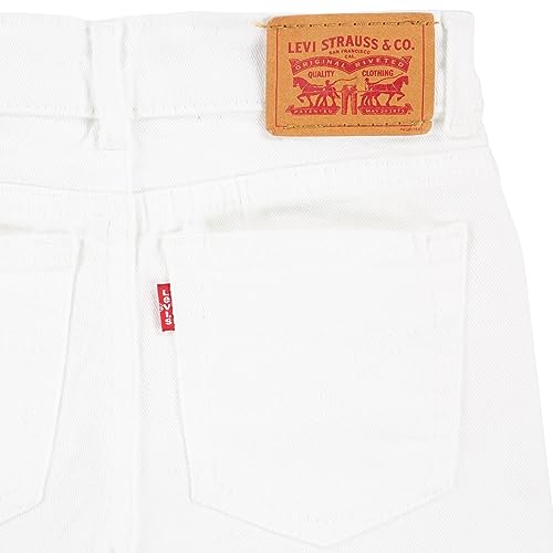 Levi's High Rise Straight Fit Jeans White4