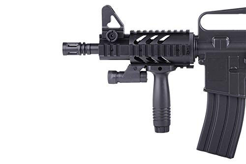 Well Fucile Softair Manuale a Molla CQB 16-A5 - Potenza: 0,5 Joule, Colore:Nero - con Accessori