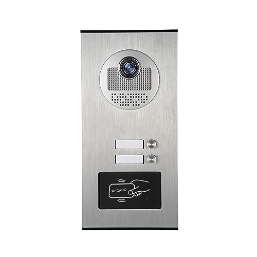 WAFOHSR Videoportero Sistema De Intercomunicación Timbre Teléfono Puerta Video Inalámbrico WiFi 7 Pulgadas For Apartamento 2/3 Unidades Audio Bidireccional(660-2)