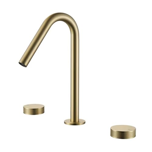 Robinetterie de salle de bain 3 trous idéale pour rénover un lavabo à double commande
