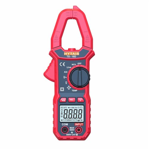 Pinza Amperimétrica Multímetro 600A DC/AC Clamp Amperímetro 6000 Cuentas Voltímetro Amperímetro Pinzas NCV Ohm Herramientas para Electricista miniatura 1