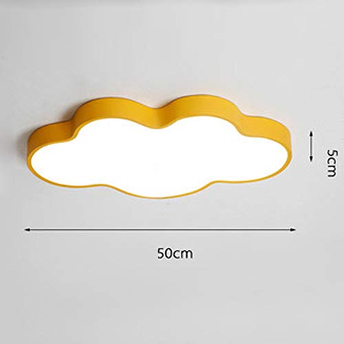 Preisvergleich Produktbild WFSDKN Deckenleuchte Moderne LED Deckenleuchte Leuchte Lampe Aufputz Wohnzimmer Schlafzimmer Badezimmer Fernbedienung Dekoration Küche, RC Dimmen, Orange