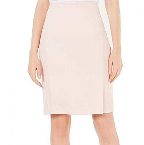 Calvin Klein Women Skirt Bubblegum Pink Size 4P Petite Pencil Pleated