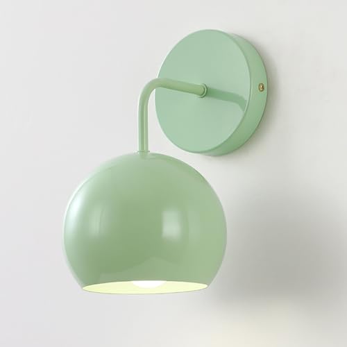 Lámparas de Pared, Aplique de Pared Colorido para habitación Infantil, lámpara de Pared con Acabado nórdico, iluminación de Globo para el hogar, Sala de Estar y baño, E27