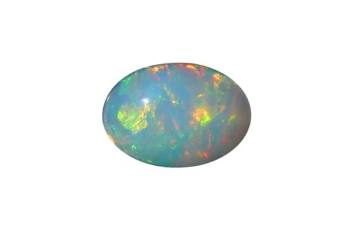 Opale éthiopienne véritable pierre naturelle AAA+ cabochon ovale en vrac pour bague