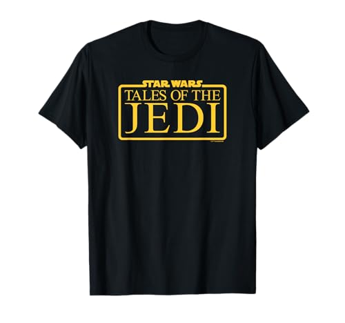 T-shirt Star Wars Tales of the Jedi en coton premium avec impression logo durable