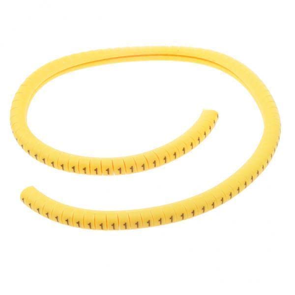 VELURA 3x100x Yellow Cable Wire Markers Identification Lables Tags Managment Number 1|Business & Industrial | Electrical & Test Equipment | Other Electrical & Test Equip.-picture-31