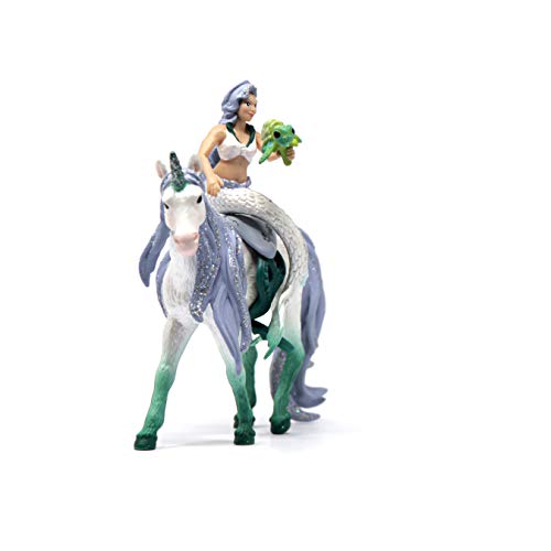Figurine Sirène sur licorne de mer Schleich 70594 Bayala 4 pièces Dès - vue 3