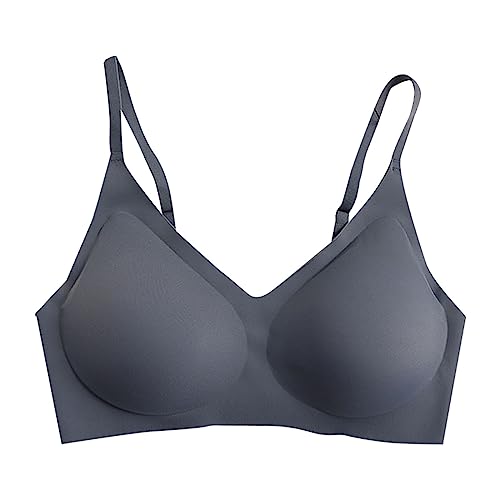 Sachen - Brasier triangolare con spalline regolabili, reggiseno triangolare con spalline convertibili lingerie rossa, blu, L