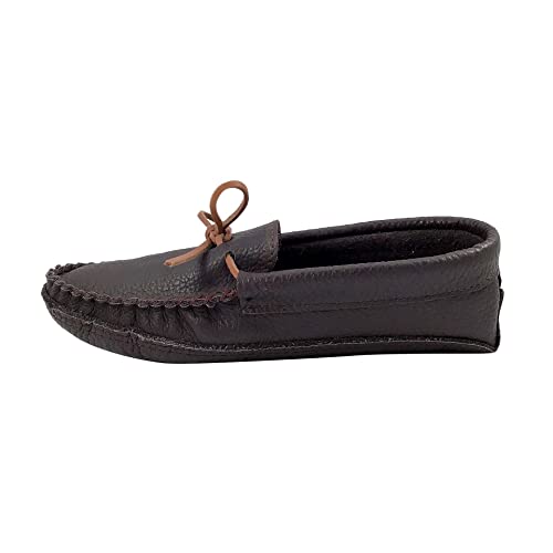 Laurentian Chief Men's Buffalo Hide Earthing Moccasins2