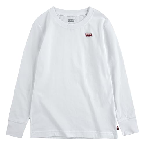 Levi's Kids l/s batwing chesthit tee Jungen Weiß 14 Jahre