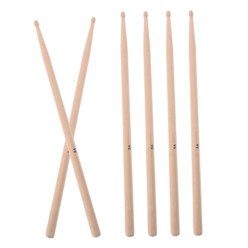Baquetas Yardwe, 3 pares, estilo clásico, madera de arce, para batería, caja y práctica