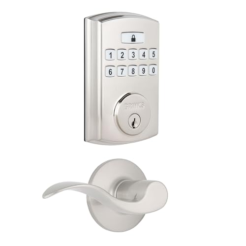 Serrure de porte à clavier Brinks : la solution contre les oublis de clés de maison
