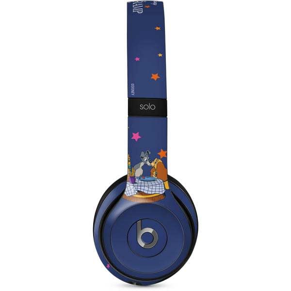 Skinit Decal Audio Skin Compatible with Beats Solo 2 Wired - Officially Licensed Disney Lady & The Tramp Bella Notte Design