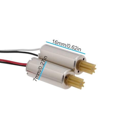 Create idea 4-teiliger Quadcopter-Motor Vorwärts-/Rückwärtsmotor Kompatibel mit E88 E88PRO E88MAX E525 E99 E99PRO P1 P5PRO RC-Drohne 7 X 16 Mm – Bild 5