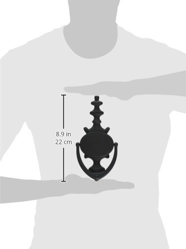 Baldwin 0116190 Imperial Door Knocker, Black #TOP1