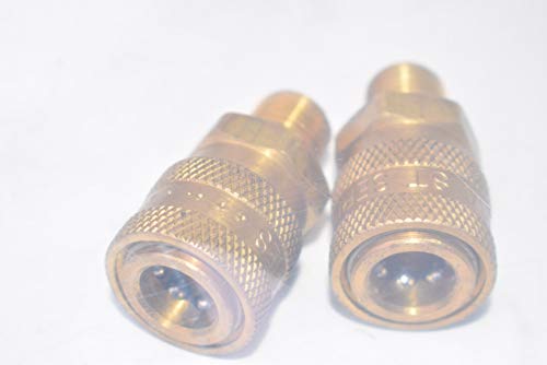 Parker Hannifin BST-2M Series Hydraulic Quick Coupler, Male Pipe Thread, 1/4 Inch Size, 1/4-18 NPTF Port