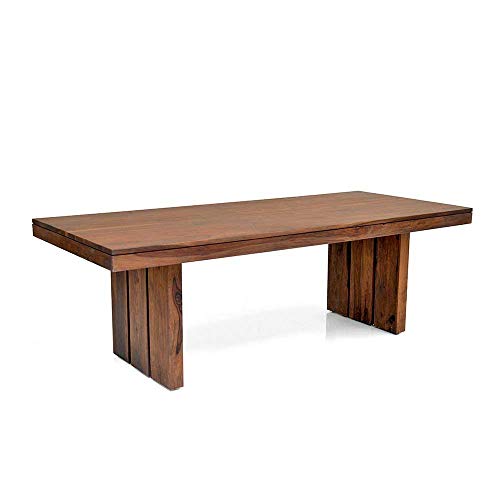 Image of Sheesham Solid Wood 8 Seater Dining Table for Living Room (Provencial Teak)