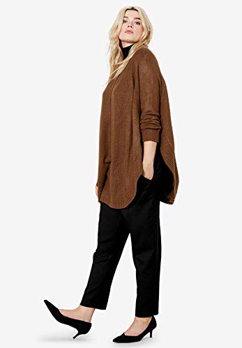 ellos Plus Size Poncho Sweater2