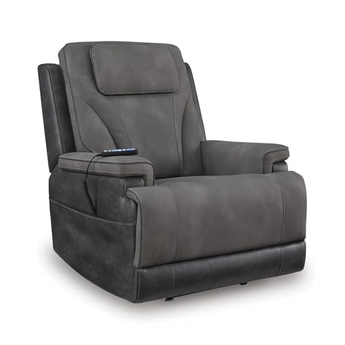 Signature Design by Ashley 4Z-Relax Retreat Modern Power Lift Recliner with...
