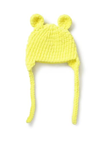 Image of Handmade Knitted Self Design Woolen Beanie Cap for Kids - White & Red 6-12 M | Winter Cap for Baby | FUNCAP56-6-12 M