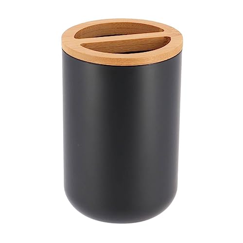 Tendance - Portacepillos de Dientes de bambú PS - bambú Negro