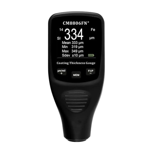 Thickness Gauge 2Pcs CM8806FNPaint Thickness Gauge Color FILP OLED Display Car Coating Meter Fe/NFe 0-1250μm Automotive Film Mil Check miniatura 1