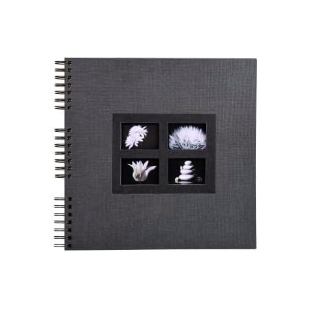 Album Photo Hama Bernd - 100 Pages Pour 200 Photos 10x15 Cm - Design Marron Et Blanc - Idéal Scrapbooking