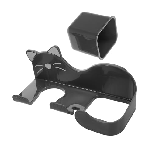 Garneck Hair Dryer Storage Organizer Wall-Mounted Bracket No-Drill for Toilets