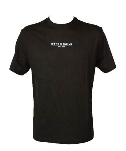 T-shirt manches courtes North Sails noir XXL pour homme actif