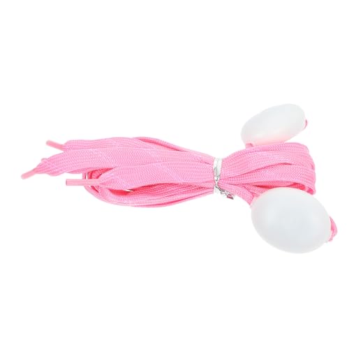 EXCEART Cordones Luminosos LED Diseño Intermitente y Brillante de Nylon Rosa 1 Par Estilo Creativo y Divertido para Zapatos Deportivos y Planos para Zapatillas