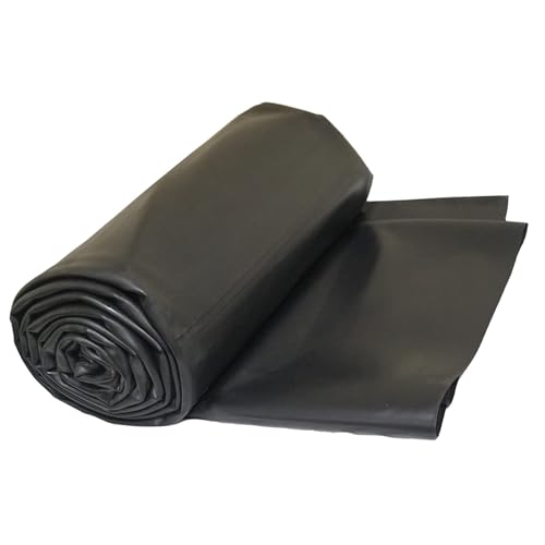 Black Pond Liner 12 x 15 m - Forro plegable para Koi y Fish Pools 0,12 mm Thick Pond Lining Membrane Puncture and Tear Resistant