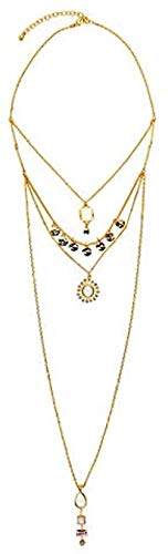 Preisvergleich Produktbild CKAWM Halskette Galvanisierte Geometrische Wassertropfen Und Anhänger Halskette Für Frauen Stil