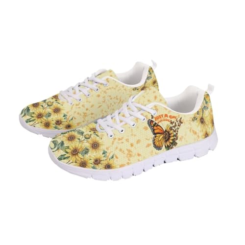 Forchrinse Womens Walking Shoes Lace Up Running Tennis Sneakers Lightweight Outdoor Athletic Footwear