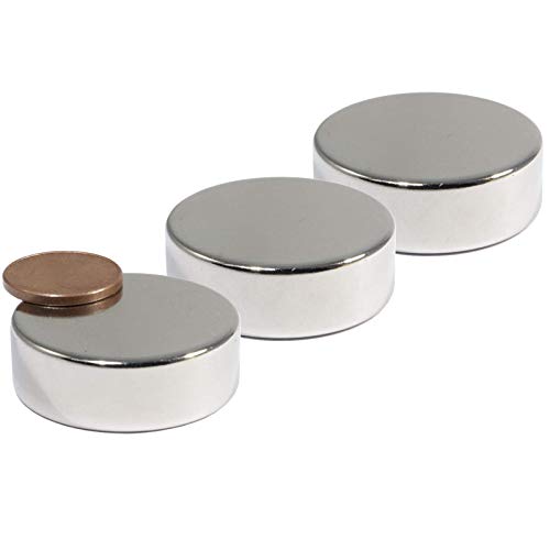 Imanes De Neodimio De 25 Mm Con Agujero - Fuerza 20 Kg, Incluye Placas Metálicas Autoadhesivas, Ideales Para Talleres Y Hogar