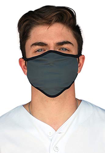 MADE IN USA: Face Coverings, Washable, Reusable – Large Charcoal