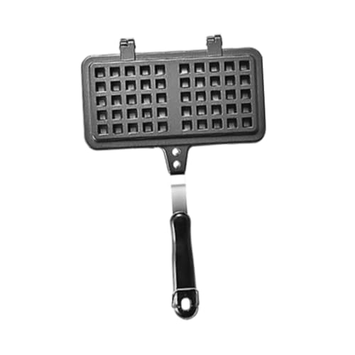 Waffle Pan Maker Waffle Pan Portable with Handle Camping Waffle Maker Waffle Maker for Home Breakfast Machine Cake