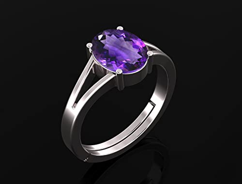 Bague améthyste certifiée astrologique 7,60 carats, le cadeau idéal mixte - 2