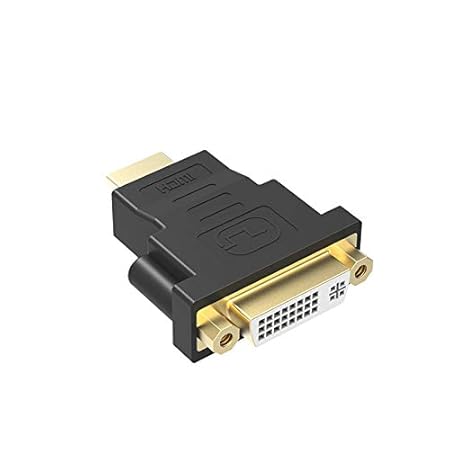Tobo HDMI Male to DVI 24+5 Female Converter Gold-Plated 1080P HDMI to DVI Adapter Compatible with Laptop/PC/ PS3/4/TV/STB.- TD-502H