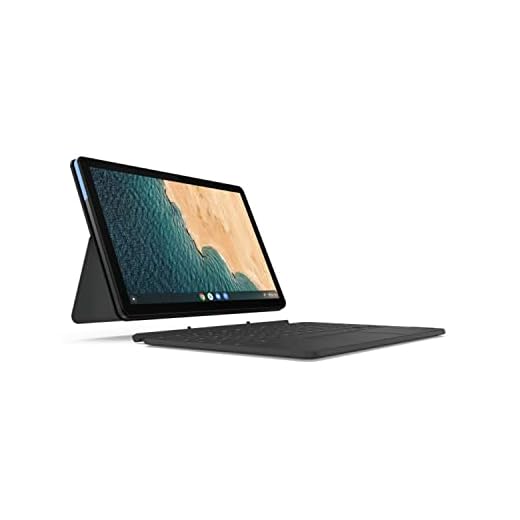 Lenovo IdeaPad Duet 25,7 cm (10,1 Zoll) Full HD Touch 2in1 Chromebook (MediaTek P60T, 4GB RAM, 128GB Flash-Speicher, Webcam, Chrome OS)