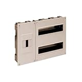 Caja para ICP + 24 elementos para empotrar, Color marfil
