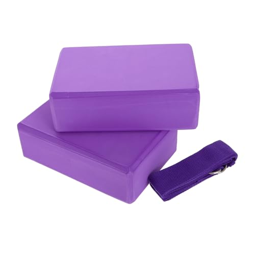 POPETPOP Yoga Blocks Bulk Cork Blocks for Stretching Yoga Accessories Foam Bricks