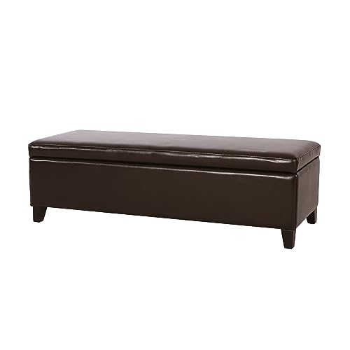 Christopher Knight Home Storage Ottoman Bench, Brown