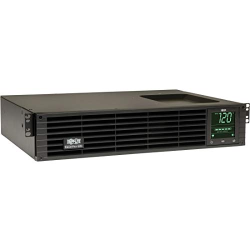 Tripp Lite 1000VA Smart UPS Back Up, Sine Wave, 800W Line-Interactive, 2U Rackmount, LCD, USB, DB9, 2 & 3 Year Warranties, $250,000 Insurance (SMART1000RM2U)